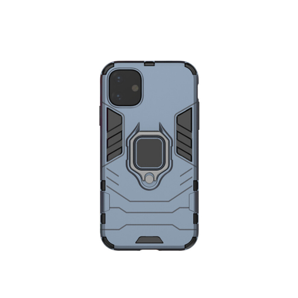F21 Navy Panther Ring Holder Mobile Phone Case Mobile Phone Bumper Magnetic Drop Protection Holster For Iphone 13 6.1 Inch Blue 774048914079