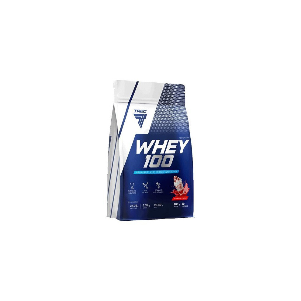 Trec Nutrition Whey 100, Peanut Butter - 900 Grams