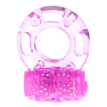 (Random) Crystal Butterfly Electronic Shock Delay Ring Vibration Ring Lock Adult Sex Toys