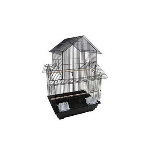 Pagoda Small Bird Cage in Black