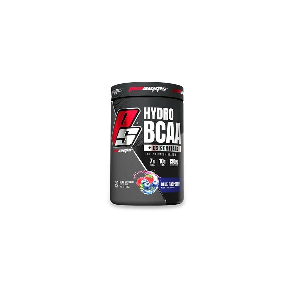 Pro Supps Blue Hydrobcaa + Essentials, Raspberry - 414 Grams