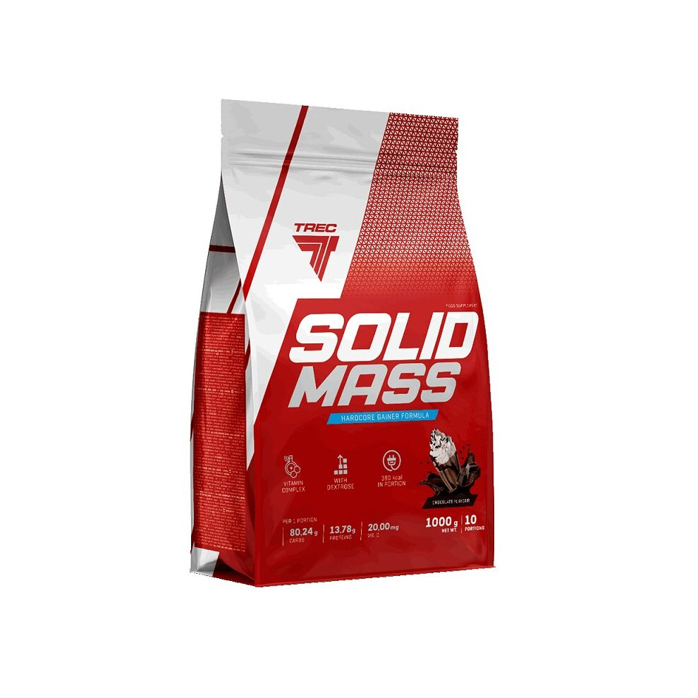 Trec Nutrition Solid Mass, Chocolate - 1000 Grams
