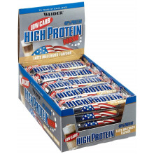 40% Low Carb High Protein Bar, Peanut Caramel - 24 bars (50 grams)