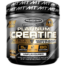 MuscleTech, Série Essentielle, Créatine 100 % Platine, Non Aromatisé, 14,11 oz (400 g)