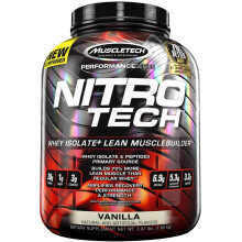 MuscleTech, Nitro Tech, Whey Protein, Ultimative Muskelaufbau-Formel, Kekse und Sahne, 4 Pfund (1,81 kg)