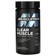 MuscleTech, Clear Muscle, Acide Libre HMB, 84 Softgels Liquides