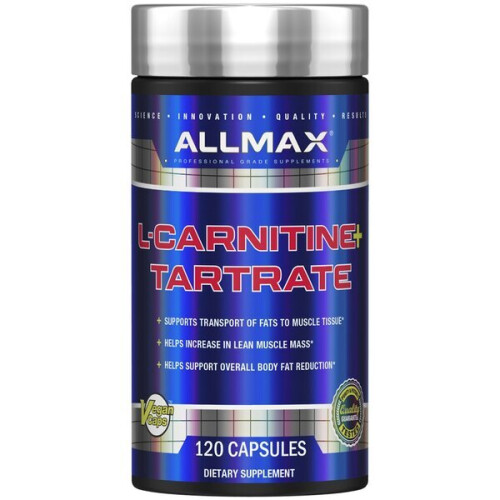 ALLMAX, L-Carnitine + Tartrate, 120 Capsules