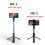 (NO 2) Wireless Bluetooth Selfie Tripod Foldable Bracket Handheld Monopod 5