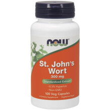 NOW Foods, Johanniskraut, 300 mg, 100 Vegi-Kapseln