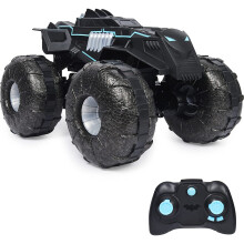 DC Comics Batman All-Terrain Batmobile RC 1:15 Scale - 2.4GHz Dual Joystick Controller, Water-Resistant, All-Terrain Tires, USB Rechargeable