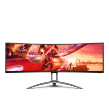 AOC AG493UCX2 computer monitor 124.5 cm (49") 5120 x 1440 pixels Quad HD LED Black, Red