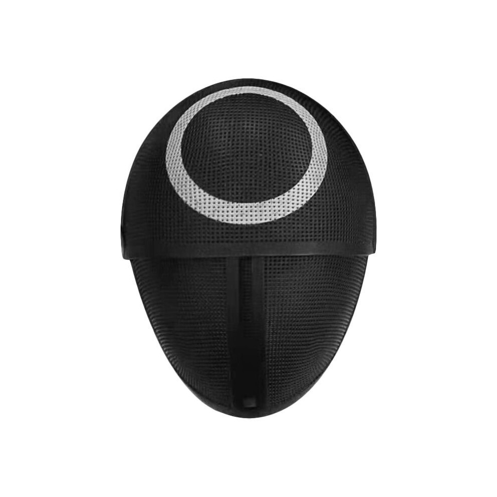 (Round) Squid Game Mask Cosplay Halloween Horror Headgear Round Square Triangle Helmet-image-OPC-P8HBPGW-NEW