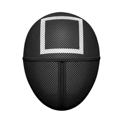 (Square) Squid Game Mask Cosplay Halloween Horror Headgear Round Square Triangle Helmet