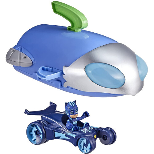 PJ Masks 2 in 1 quartier generale e set da gioco Rocket