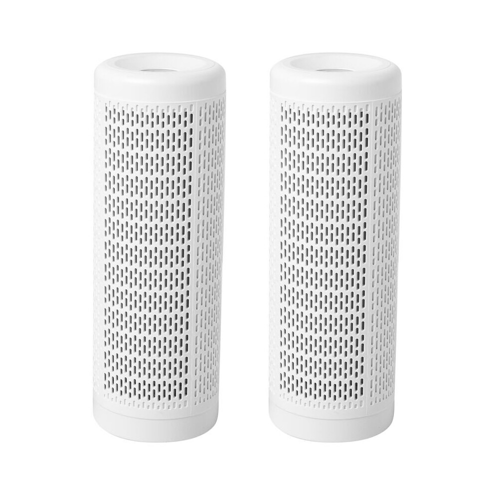 Set of 2 Dehumidifier Cylinders Absorbs Odour Moisture, Humidifies Purifies Air