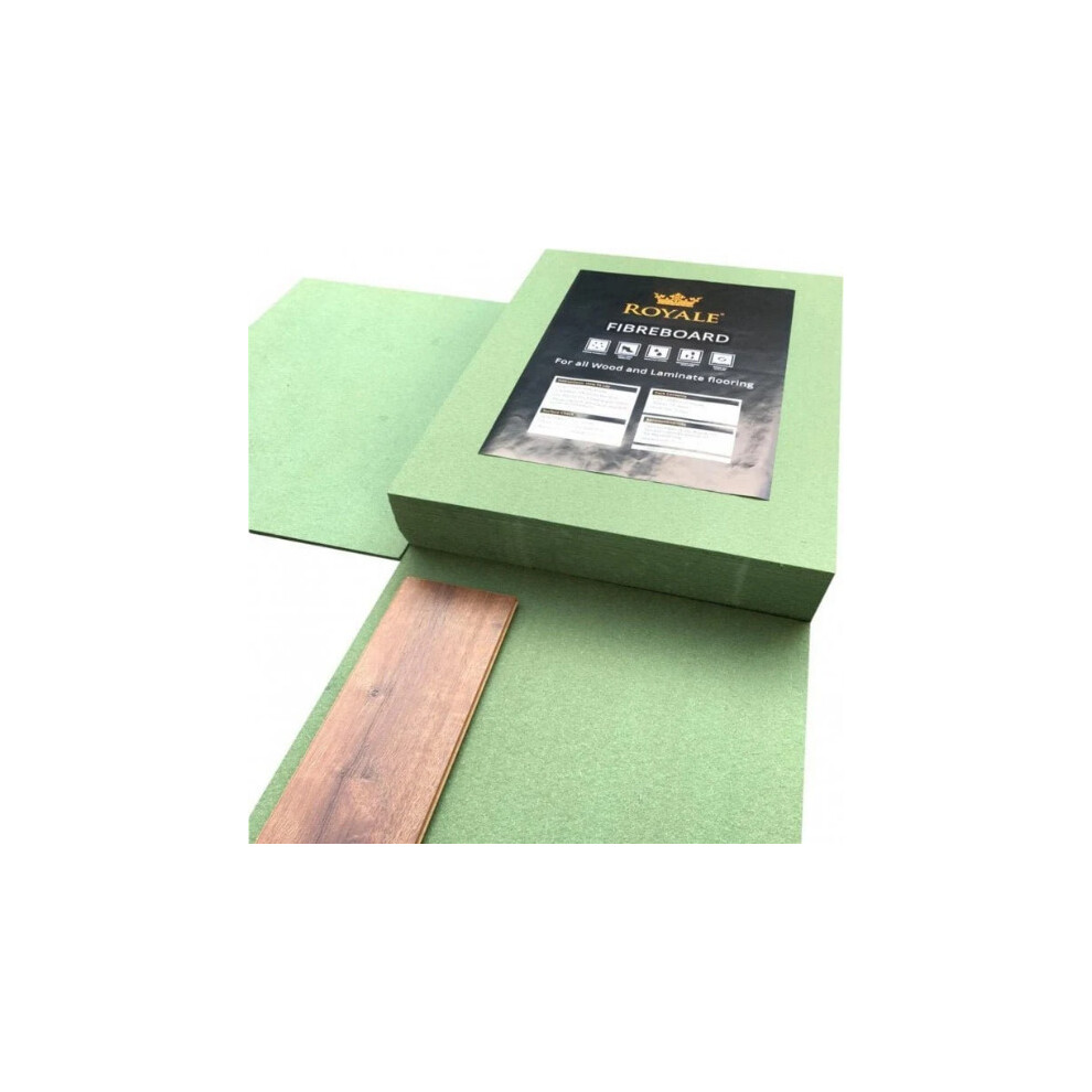 5mm Fibreboard Underlay for Wood & Laminate Flooring - Easy To Fit