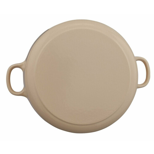 Home 3.3 Litre Cast Iron Casserole Dish - Cream 1