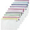 10PCS A4 Plastic Mesh Wallets Waterproof Zip Lock Folder School Office 1