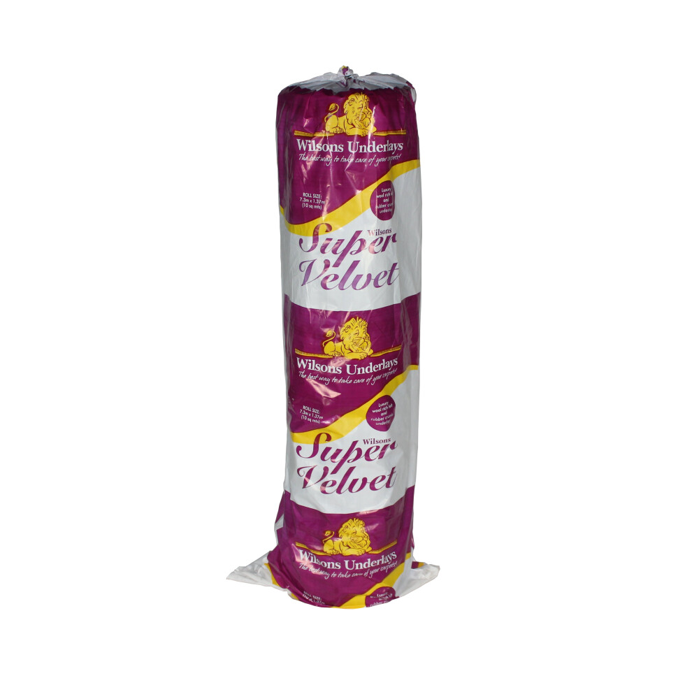 Super Velvet Wool Felt & Rubber Crumb Combination Carpet Underlay 5056524006368