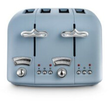 Argento Flora 4 Slice Toaster : Blue