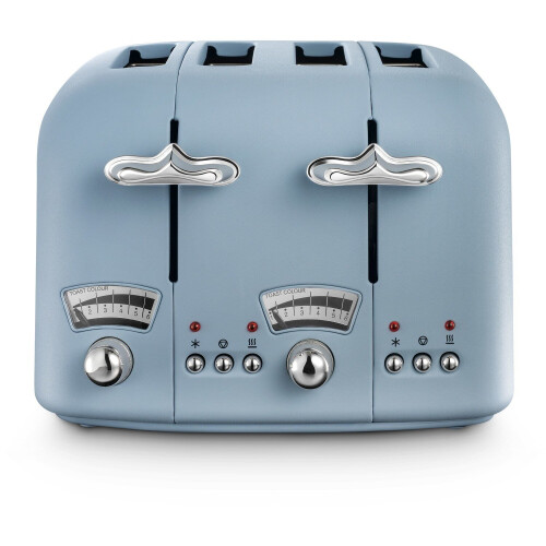 De'Longhi Argento Flora 4 Slice Toaster : Blue 1
