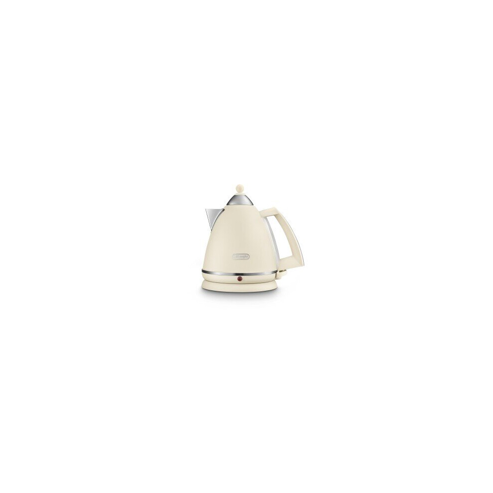 De'longhi Cream Argento Flora Kettle : 1.7L