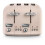 De'Longhi Argento Flora 4 Slice Toaster : Pink 1