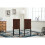 MCC (Brown) MCC2 x Dining Chairs Lined Fabric Chairs, Solid Wooden Legs home & restaurants 3