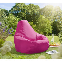 Highback Beanbag Large Bean Bag Chair for Indoor and Outdoor Use Water Resistant Manufactured in the UK Ready Filled