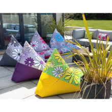 Flip and Sit Garden Furniture, reversable beanbag Garden Beanbags water resistant Bean bags For indoors and Outdoors simply Flip, Sit and Relax