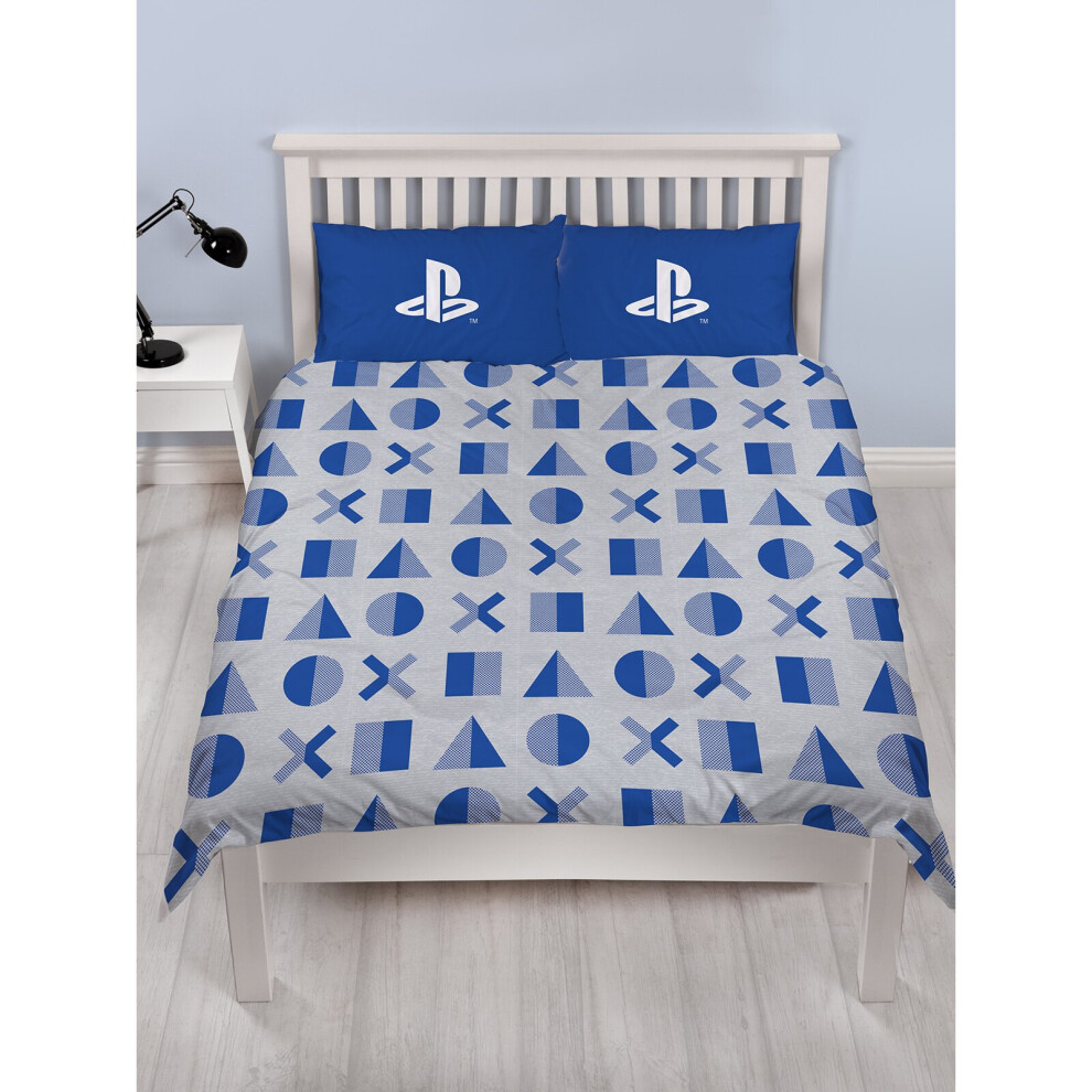 Playstation Layer Rotary Double Duvet Cover and Pillowcase Set