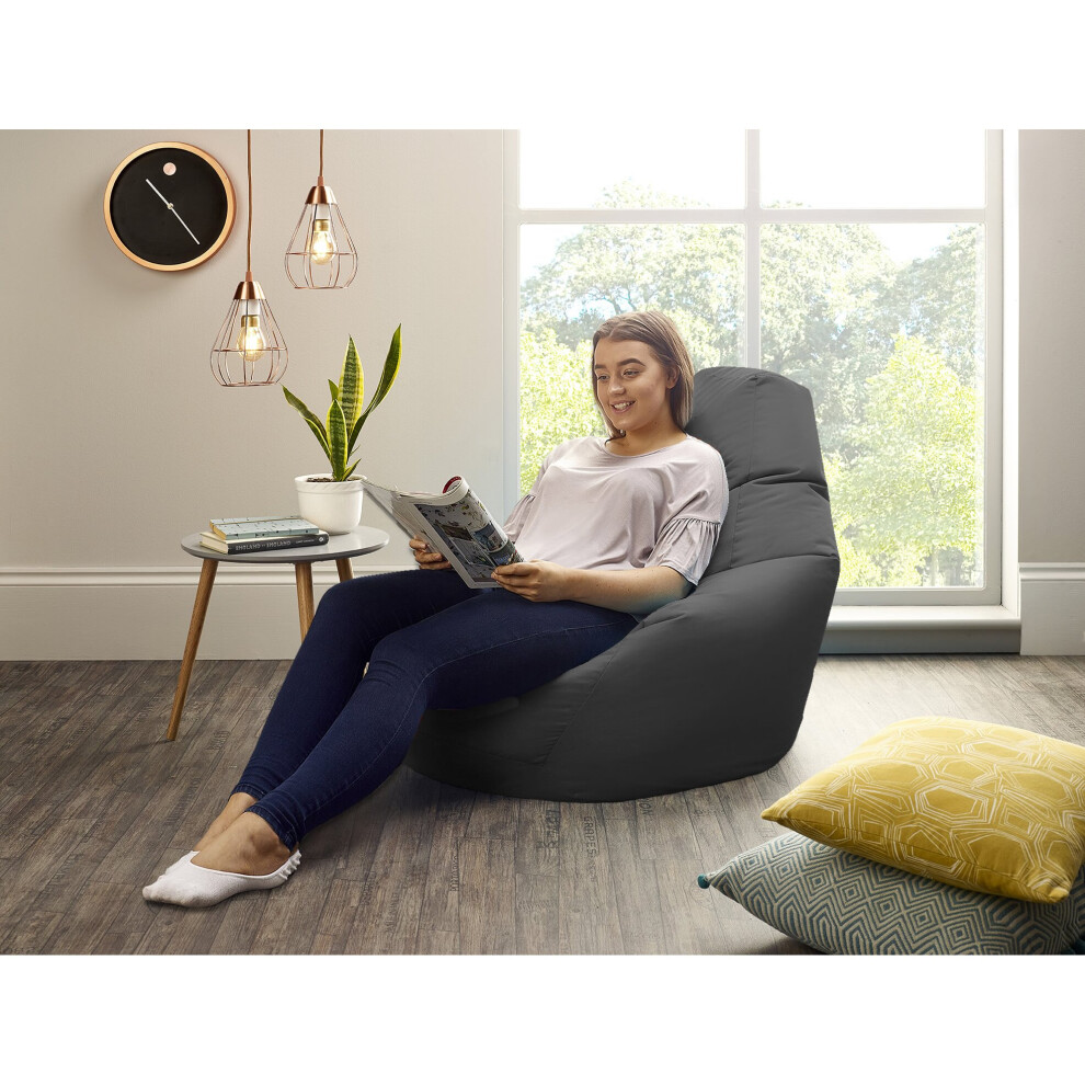 Highback Beanbag Adult Bean Bag Chair Indoor or Outdoor Beanbags Filled