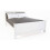 (Single) Madrid Wooden Bed In White 1