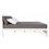 (Double) Madrid Wooden Bed In White 3