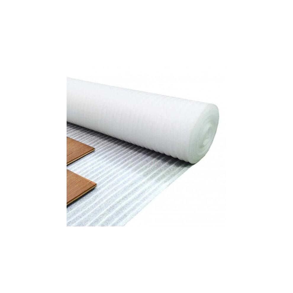 Royale 2Mm Acoustic Underlay For Wood & Laminate Floors White