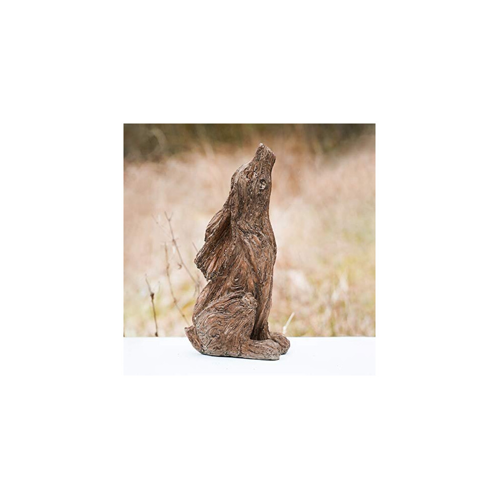 Wood Effect Woodland Creature Garden Ornaments Bunny Rabbit Hare