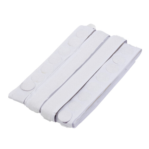 URBN Living (White) 44pc Adhesive Hook & Loop Fastener Stick On Tape