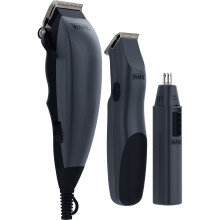 Wahl 3 In 1 Hair Clipper Nose Ear Beard Trimmer Shaver Complete Grooming Set