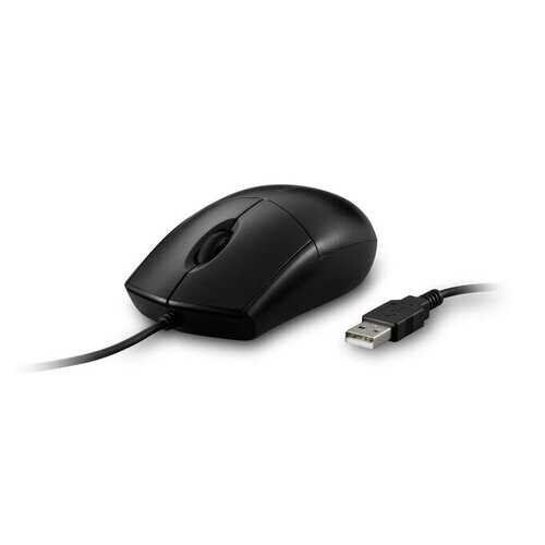 Ratón Cableado Lavable - PRO FIT - Negro - 3 Botones - USB - Óptico 1