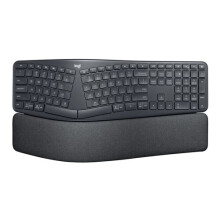 Logitech Ergo K860 for Business keyboard RF Wireless + Bluetooth UK International Graphite
