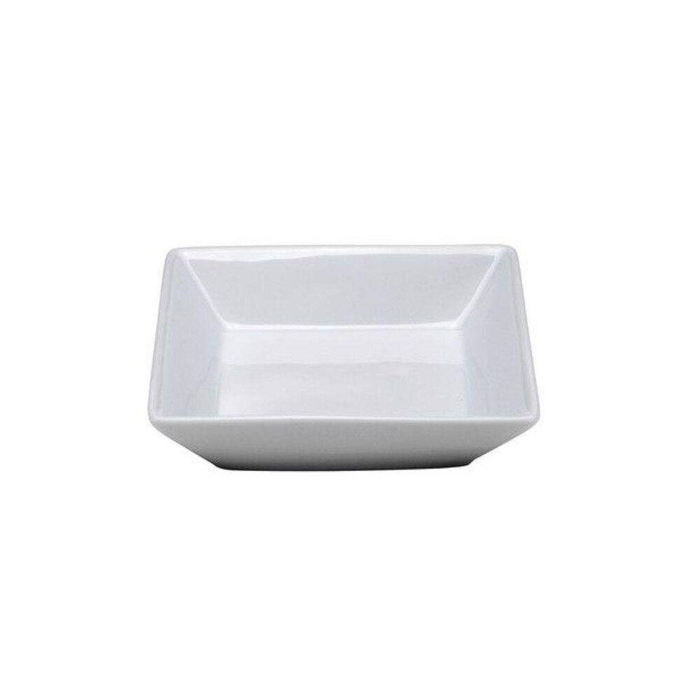 Buffalo F8010000713S 11.8 oz Bright White Ware Square Low Bowl