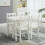 MCC (White) 5pc MCC Classic Wooden Dining Table Set 1