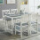 MCC (Grey) 5pc MCC Classic Wooden Dining Table Set 1