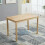 MCC (Natural) 5pc MCC Classic Wooden Dining Table Set 4