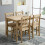MCC (Natural) 5pc MCC Classic Wooden Dining Table Set 1