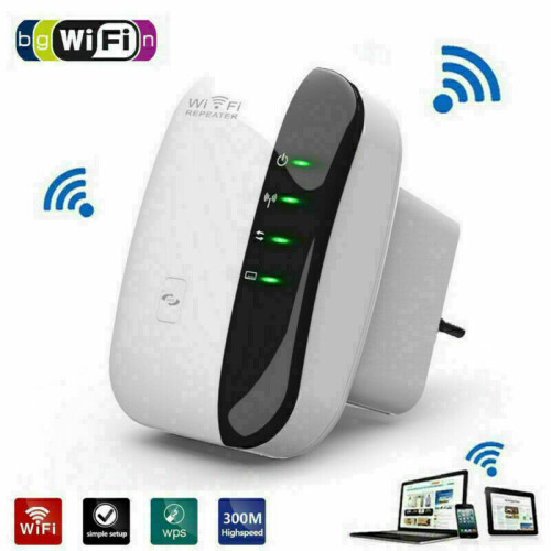 Wireless WiFi Signal Range Booster Repeater Extender Amplifier Network Internet