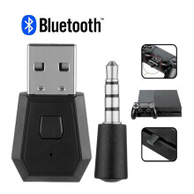 Wireless Mini Bluetooth USB Dongle Receiver Adapter for PS4 Sound Headset Dongle