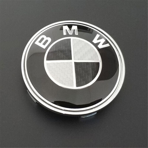 4er Set 68mm Radnabenabdeckung Emblem-Trims für BMW E30, E36, E46, E53, E60, E92 1