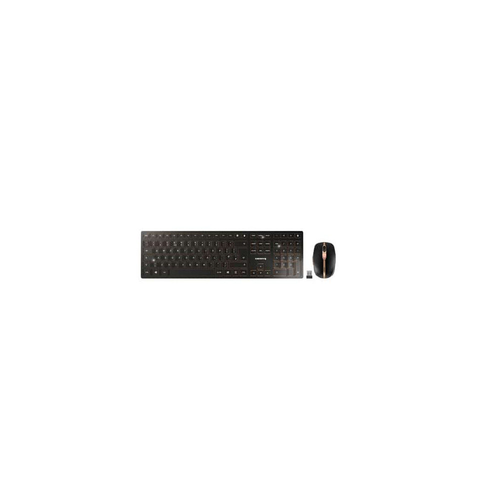 Cherry Dw 9100 Slim Keyboard Rf Wireless + Bluetooth Qwerty English Black 4025112095436