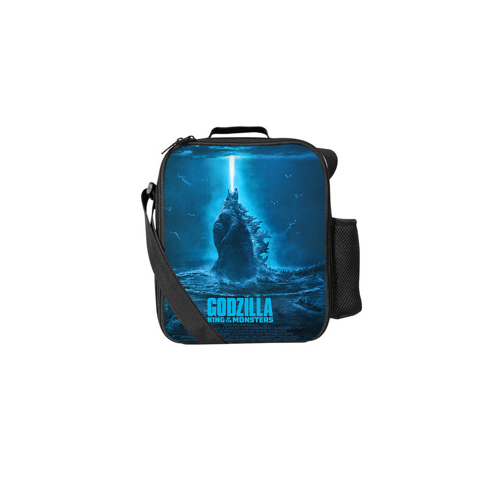 (Pattern 03) Godzilla Lunch Bag Thermal Insulated Cooler Box